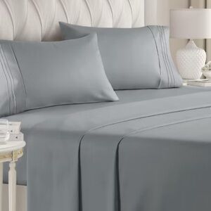 Soft 4 Piece Full Bed Sheet Set Deep Pocket For 8"-16" Mattresses CGK Linens NEW